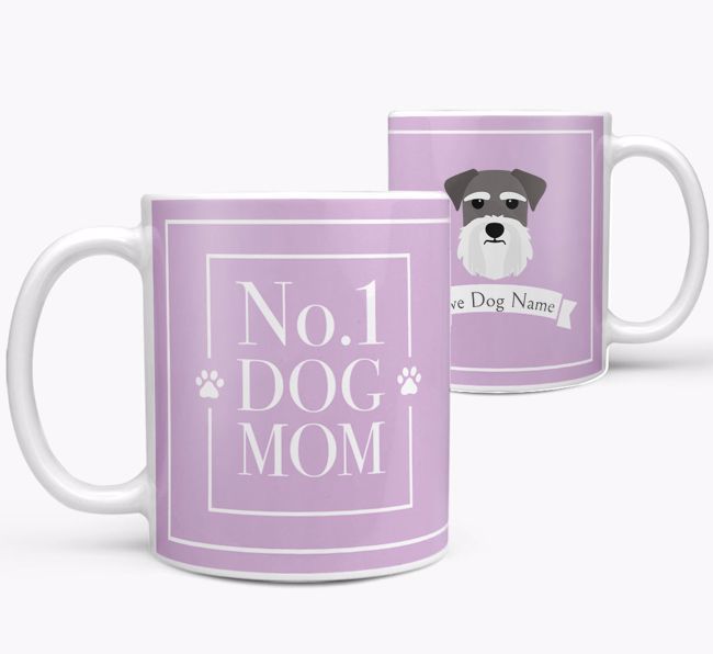 Personalised 'No.1 Mom' Mug from your {breedFullName}